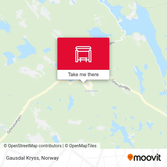 Gausdal Kryss map
