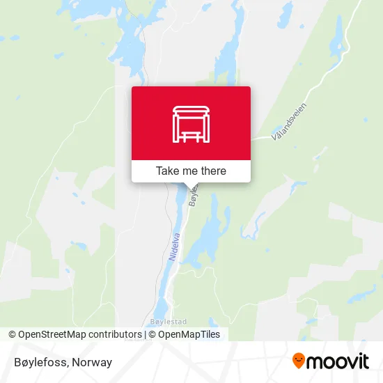 Bøylefoss map