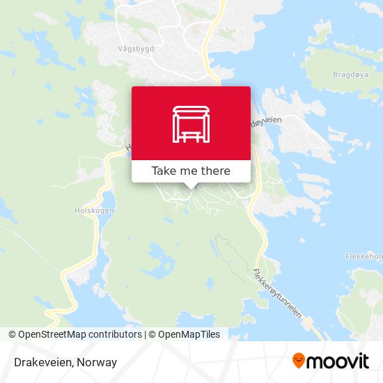 Drakeveien map