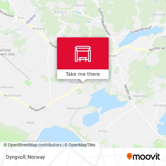 Dyngvoll map