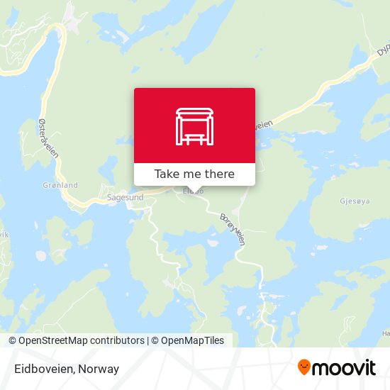 Eidboveien map