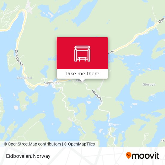 Eidboveien map