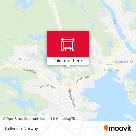 Gullveien map