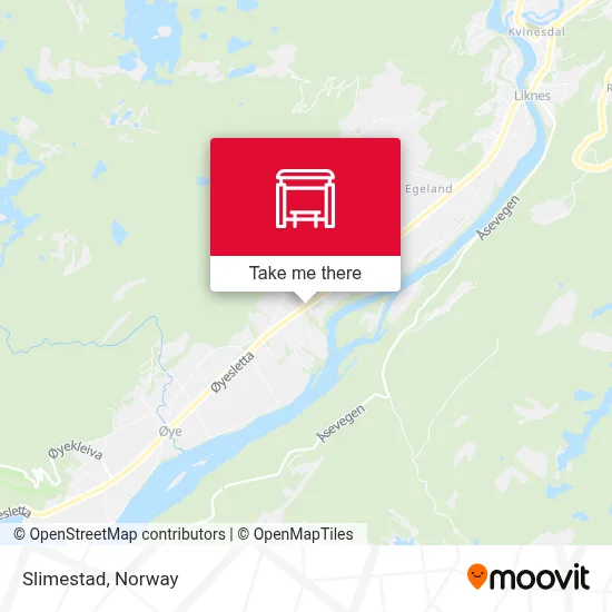 Slimestad map