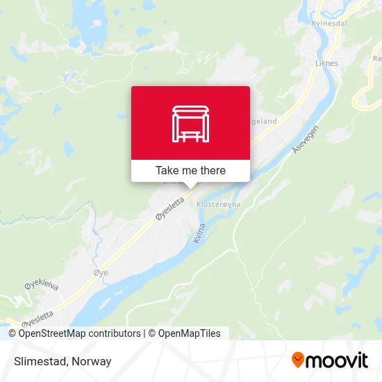 Slimestad map