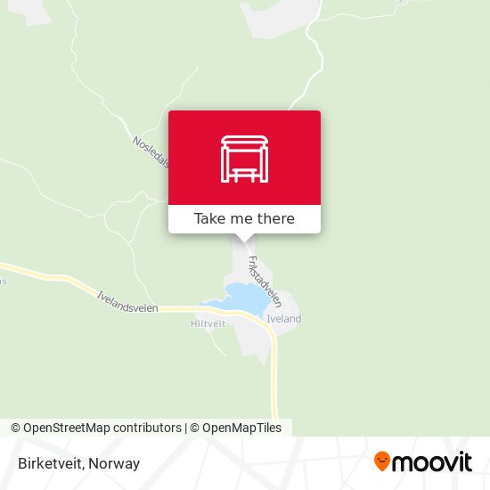 Birketveit map