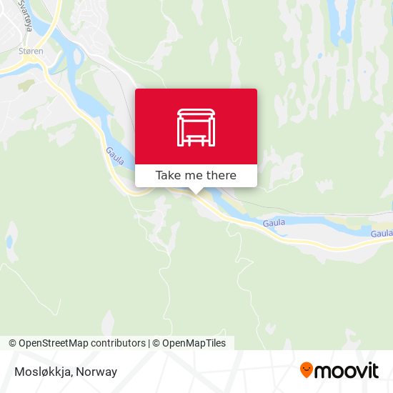 Mosløkkja map