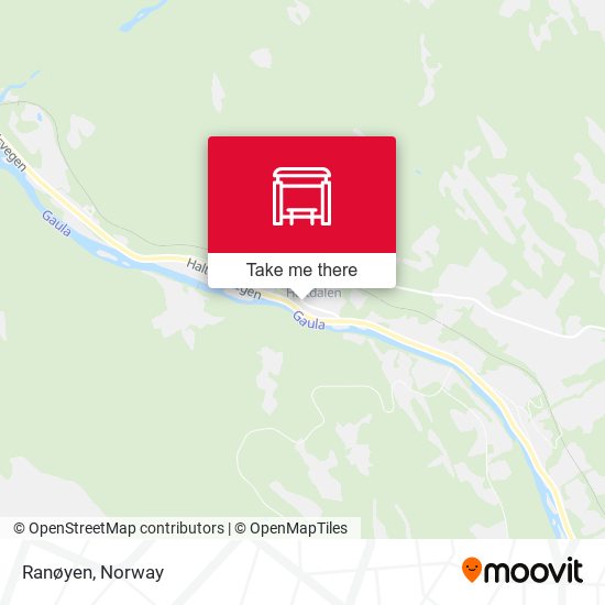 Ranøyen map