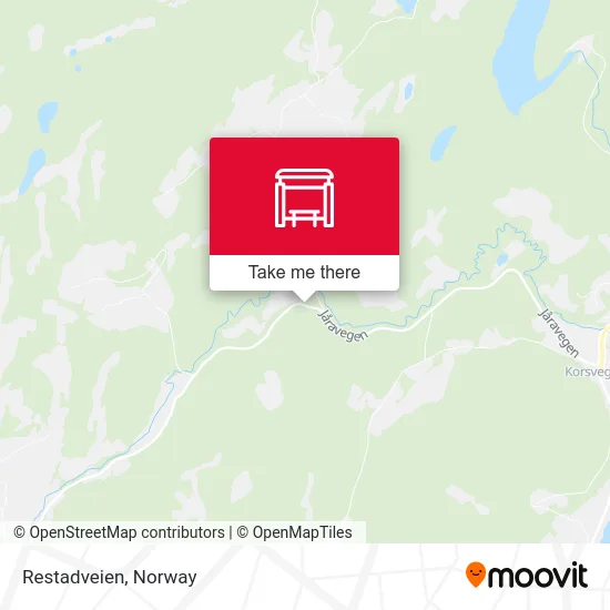Restadveien map