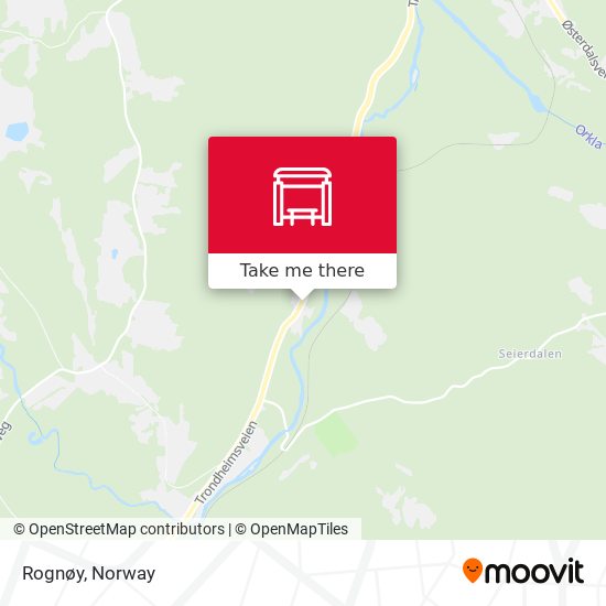 Rognøy map