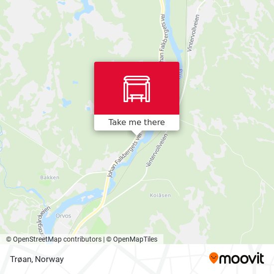 Trøan map