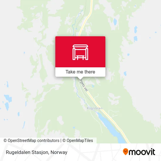 Rugeldalen Stasjon map