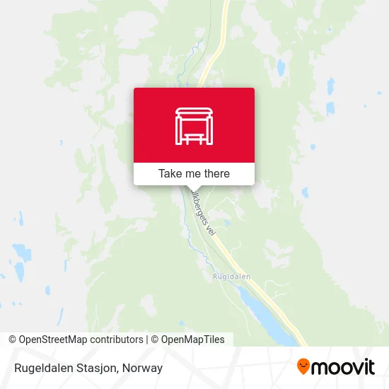 Rugeldalen Stasjon map