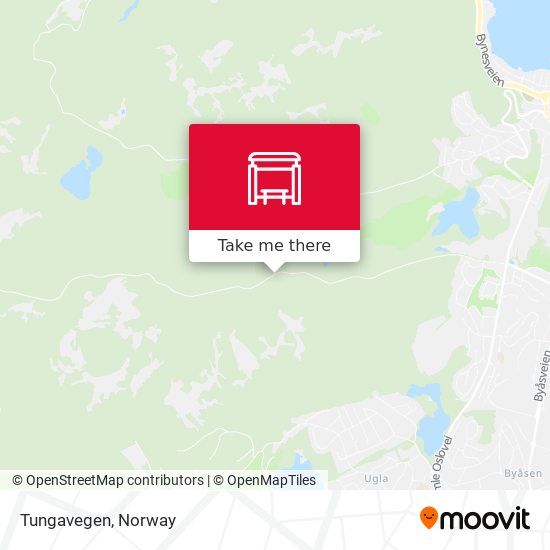 Tungavegen map