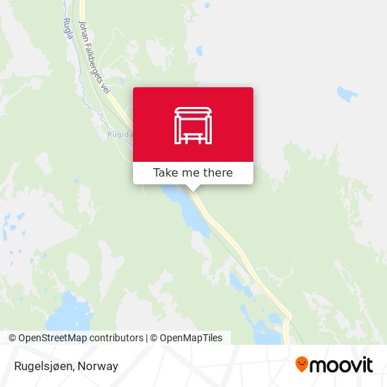 Rugelsjøen map