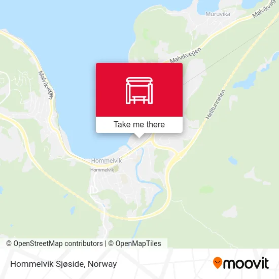 Hommelvik Sjøside map