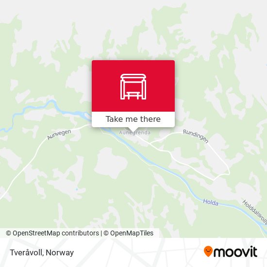 Tveråvoll map