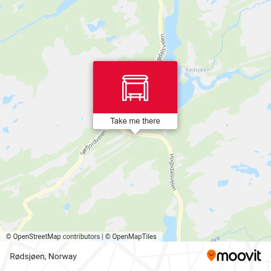 Rødsjøen map