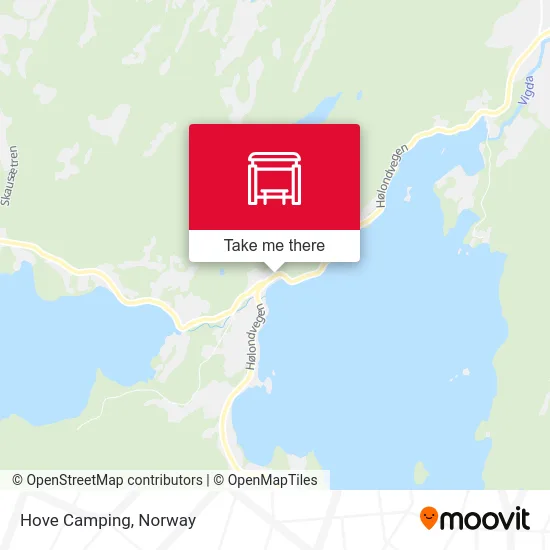 Hove Camping map