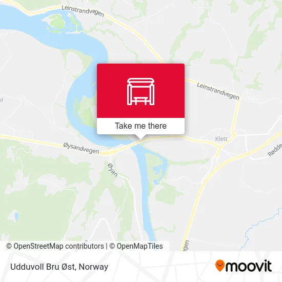 Udduvoll Bru Øst map