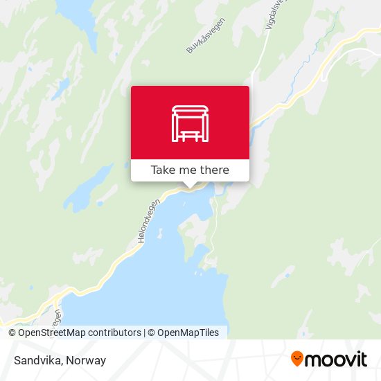 Sandvika map