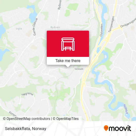 Selsbakkflata map