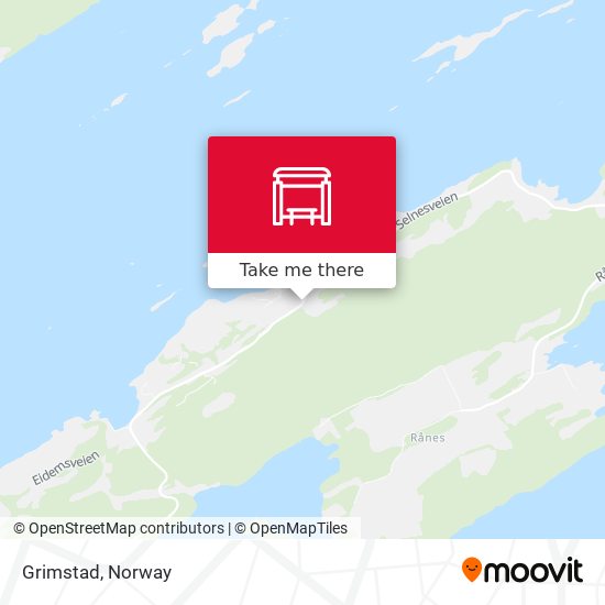 Grimstad map