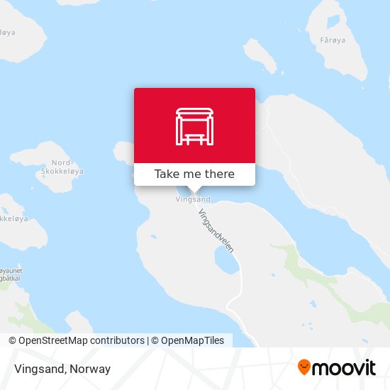 Vingsand map