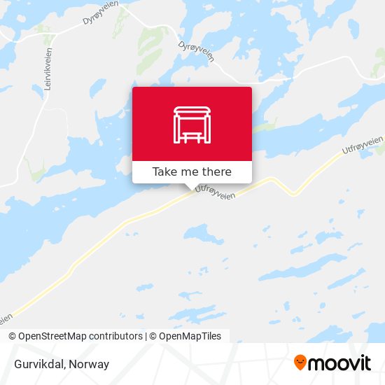 Gurvikdal map