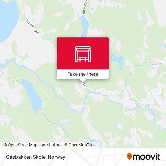 Gåsbakken Skole map