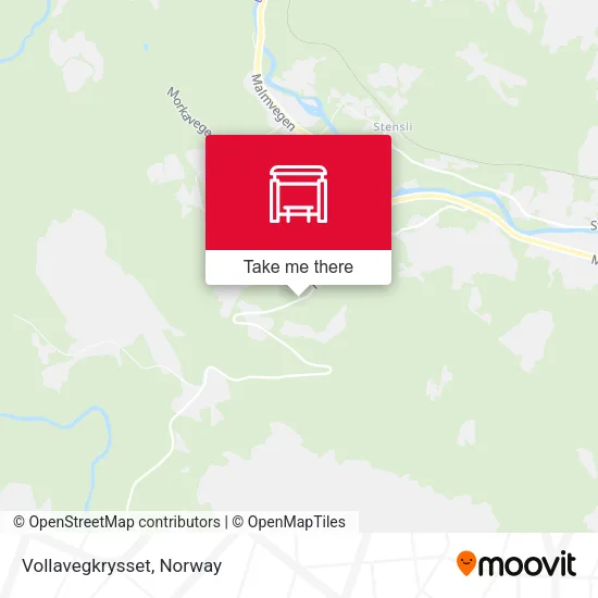Vollavegkrysset map