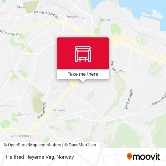 Hallfred Høyems Veg map