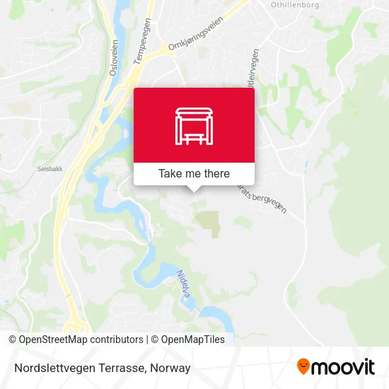 Nordslettvegen Terrasse map