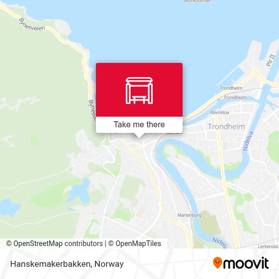 Hanskemakerbakken map