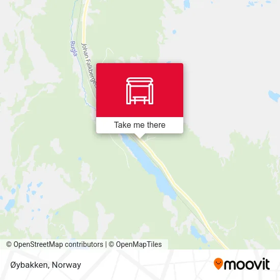Øybakken map