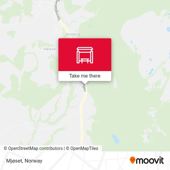 Mjøset map
