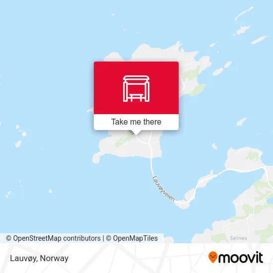 Lauvøy map