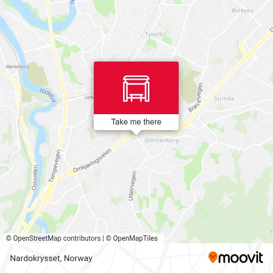 Nardokrysset map