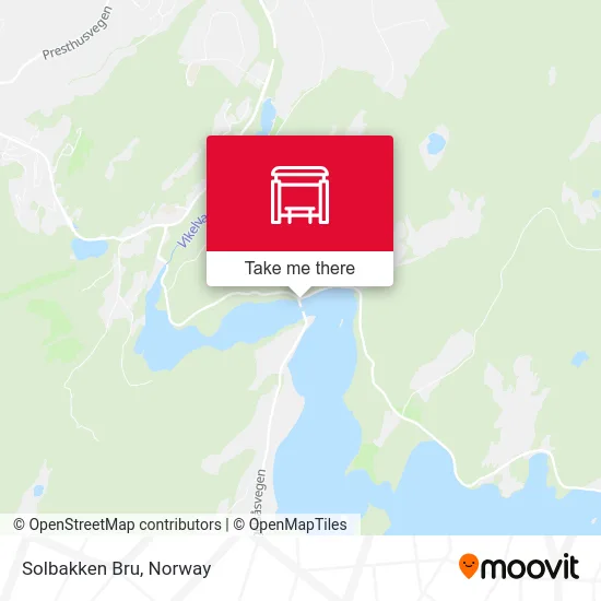 Solbakken Bru map