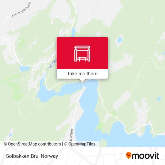 Solbakken Bru map