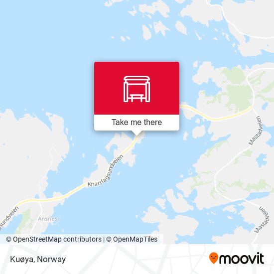 Kuøya map