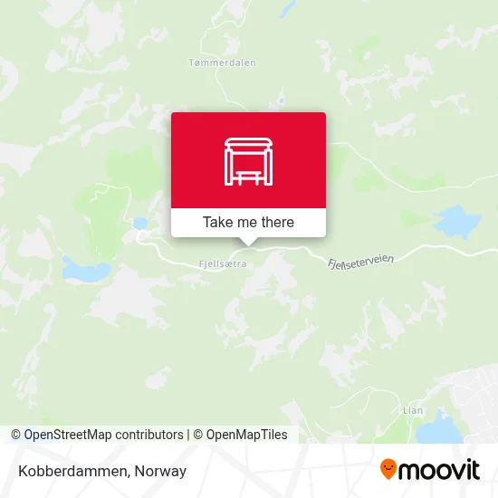Kobberdammen map