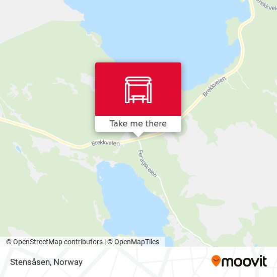 Stensåsen map