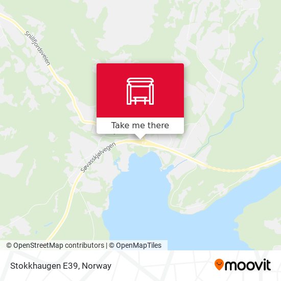 Stokkhaugen E39 map