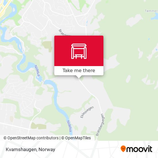 Kvamshaugen map