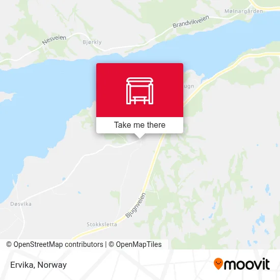 Ervika map