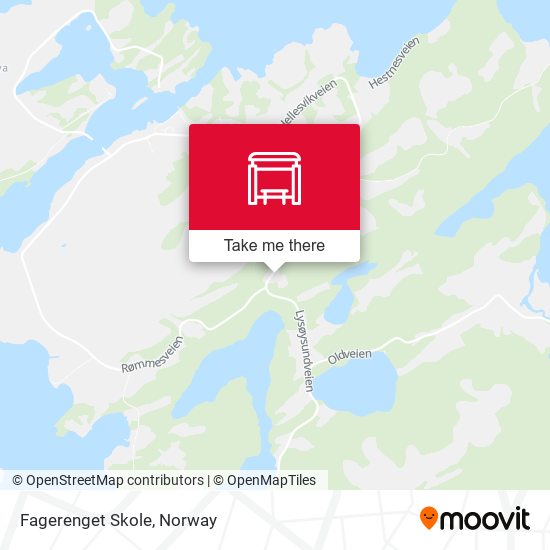 Fagerenget Skole map