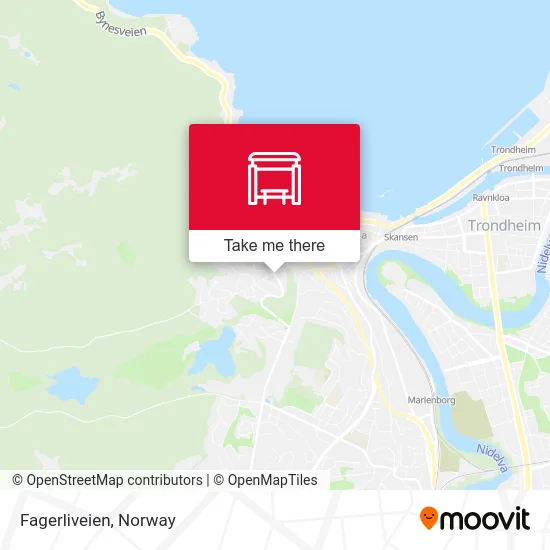 Fagerliveien map