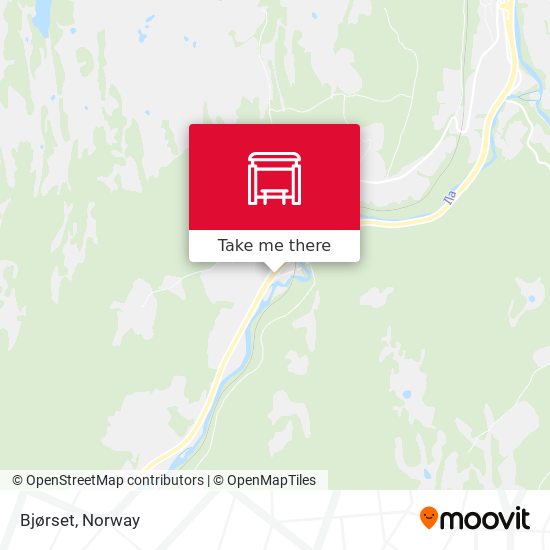 Bjørset map