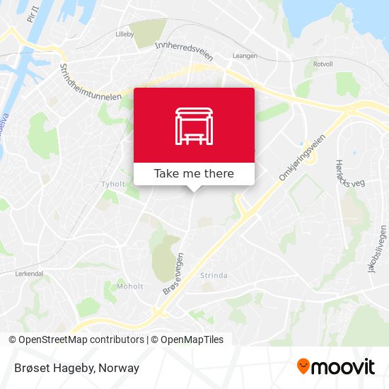 Brøset Hageby map